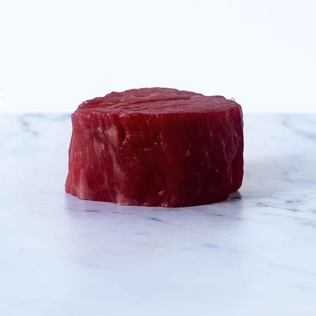 fillet steak on marble background