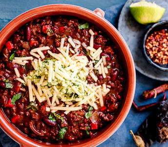 beef mince chilli con carne 