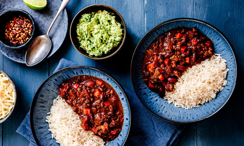 chilli con carne cooked 