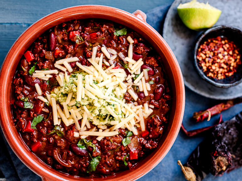 beef mince chilli con carne 