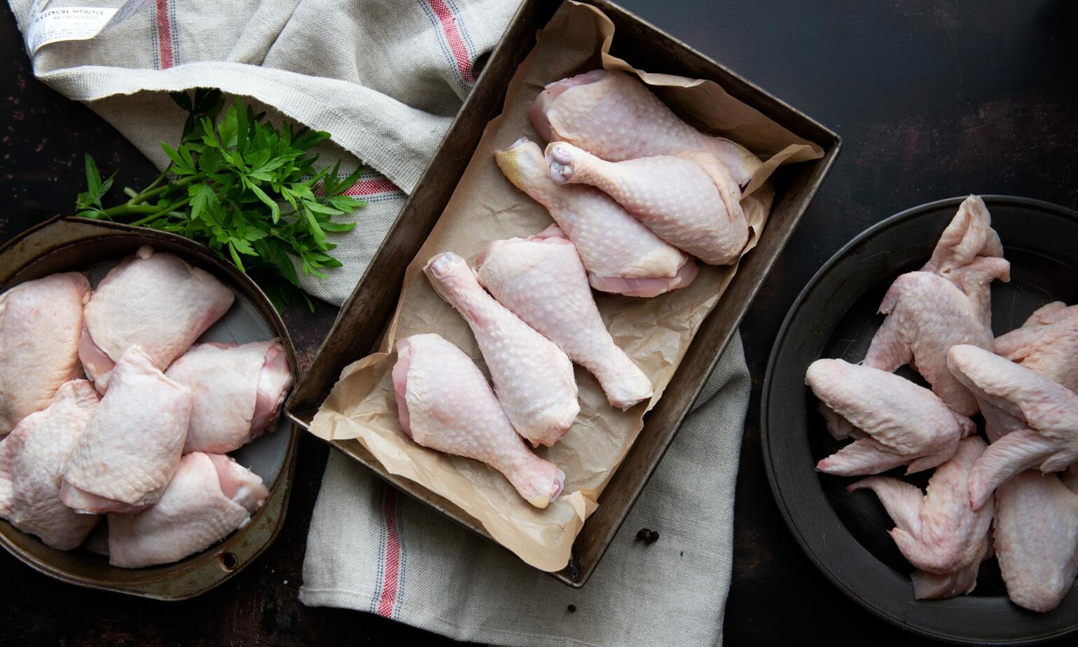 chicken drumsticks defrosting 