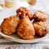 buttermilk fried chicken in a bowl thighs