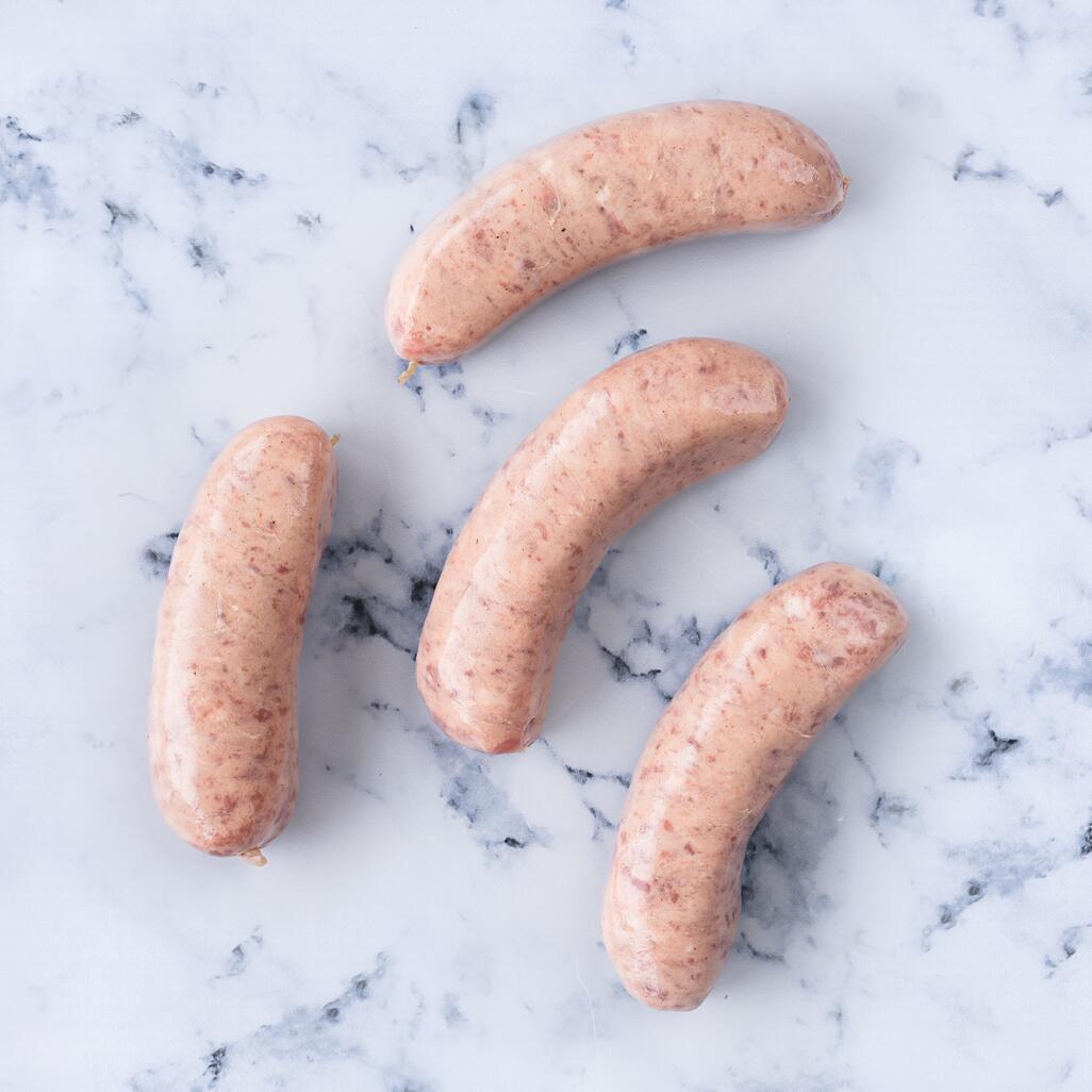 The Thick English Breakfast Sausage raw