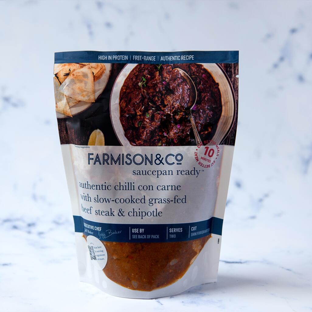 picture of chilli con carne in a pouch 