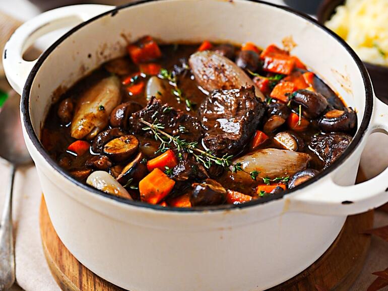 Photograph of How to cook Ox cheek Bourguignon