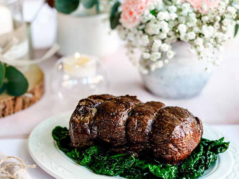 Photograph of Our Best Valentine’s Day Steak Recipe