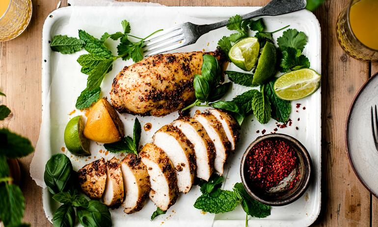 fennel & lemon spiced chicken breast recipe