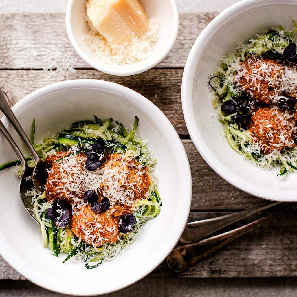 rustic italian meatballs cooked