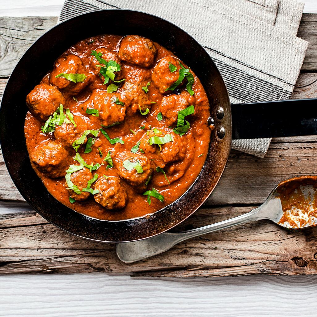 rustic italian meatballs cooked