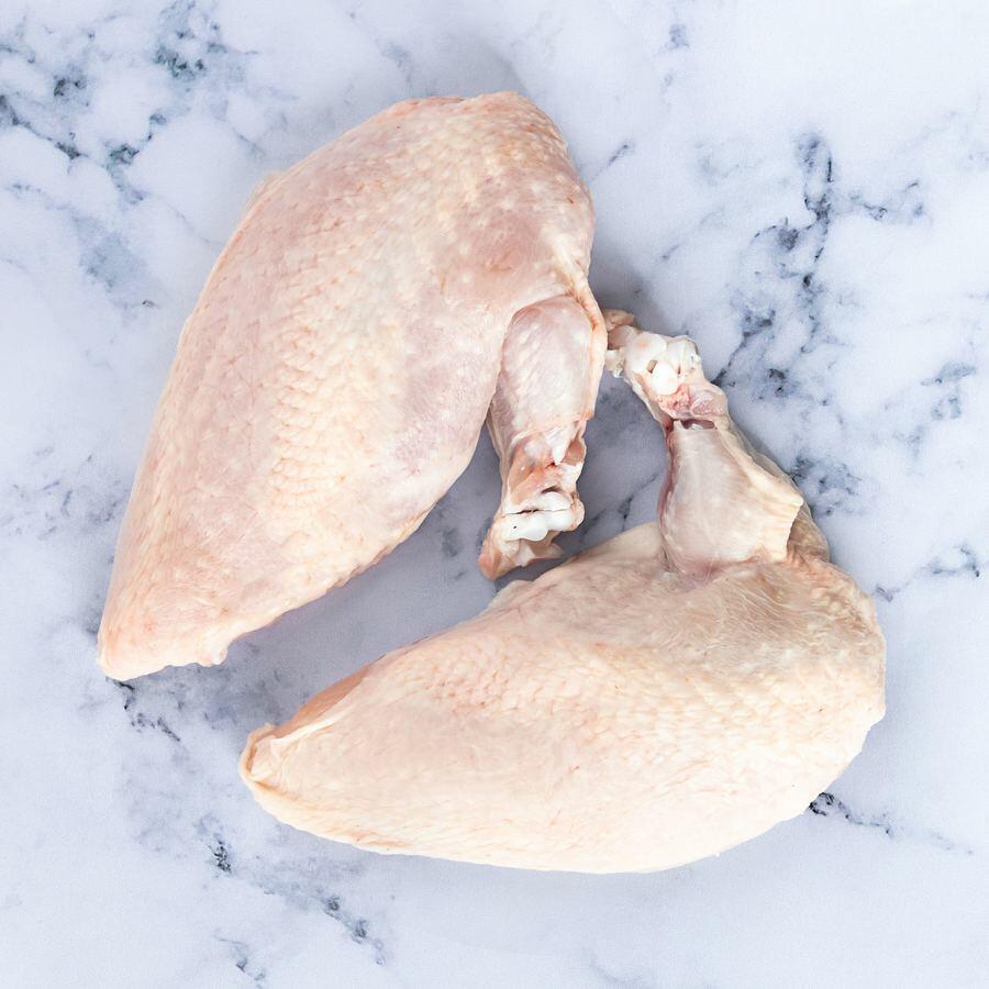 chicken supreme on marble background