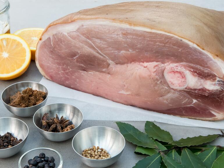 extra cured whole gammon cooked 