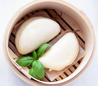 cooked hirata steamed buns