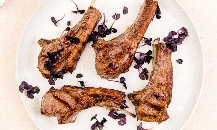 grilled lamb cutlet