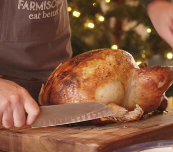 cooked butter roast turkey 
