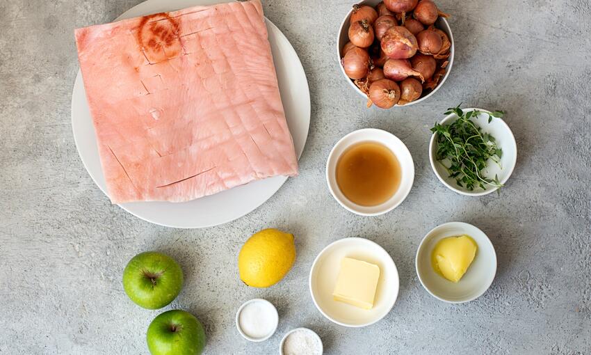 Traditional Roast Belly Pork recipe ingredients