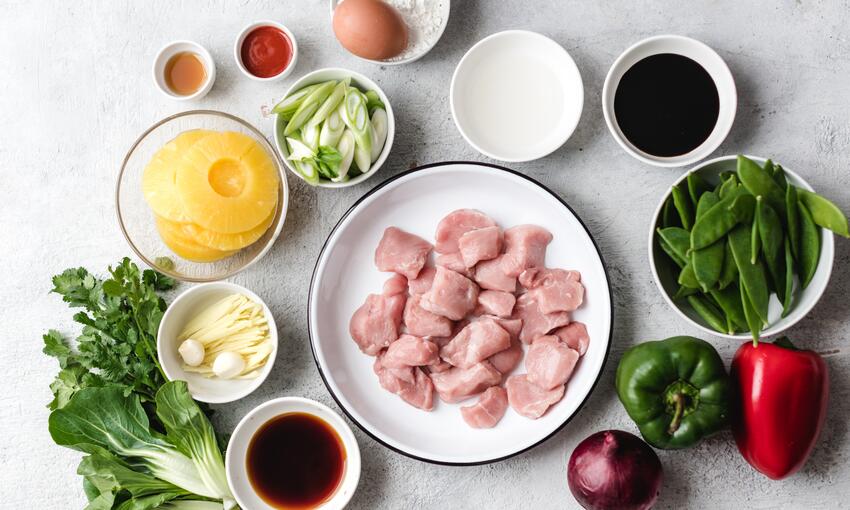 sweet and sour pork recipe ingredients