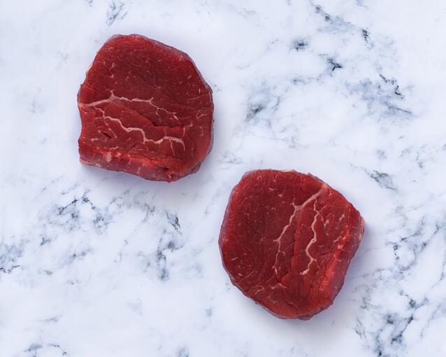 raw fillet steak grass fed