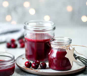 cranberry & winter spice ketchup cooked