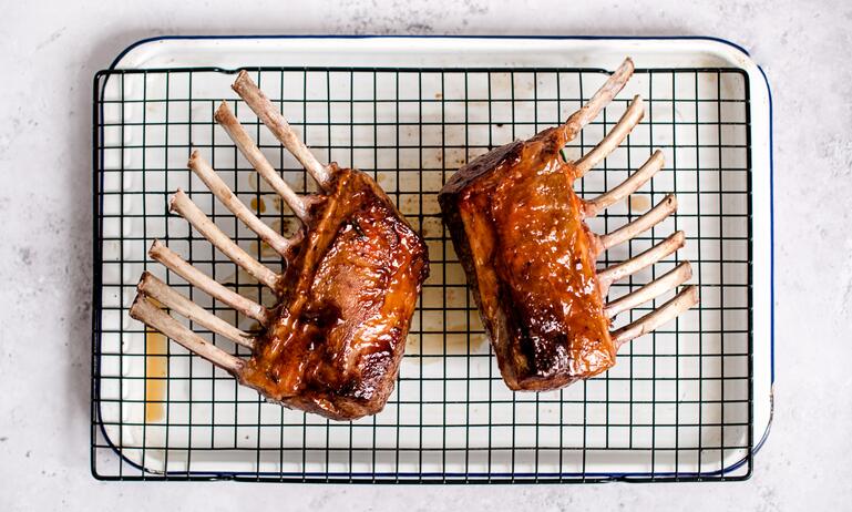 rib rack of lamb recipe