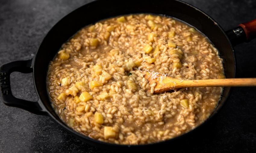 cooked risotto