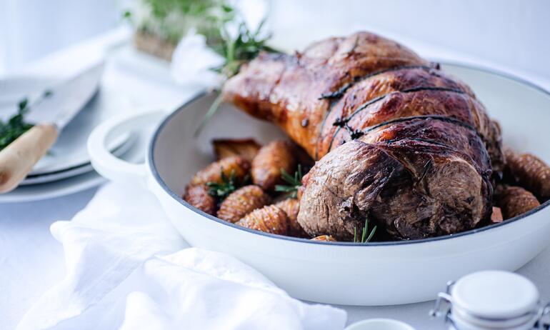 half leg of lamb recipe