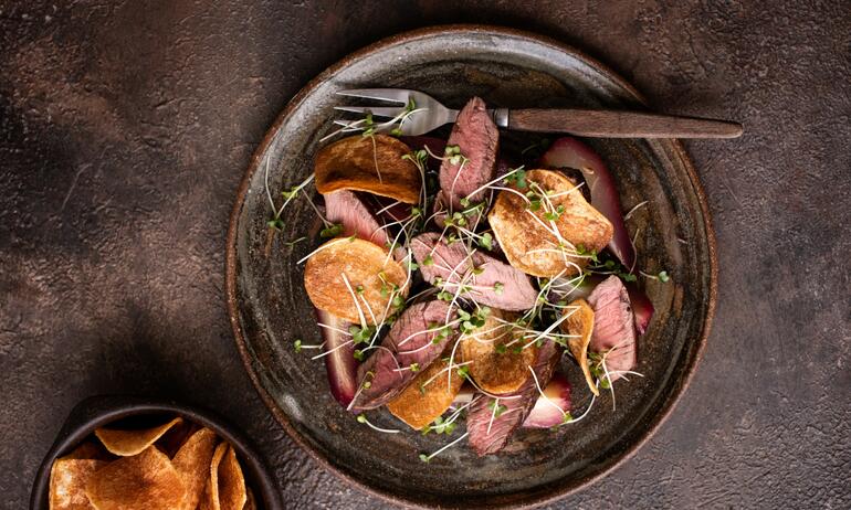 venison haunch steak recipe