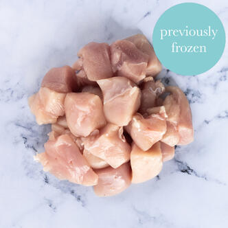 frozen diced chicken breast