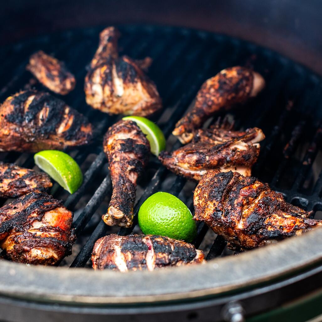 cooked jerk chicken